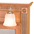 Traditional Crown Style
Fluted with Top Rosette Side Molding
Dentil Top Molding