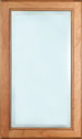 Plain Glass door with bead edge